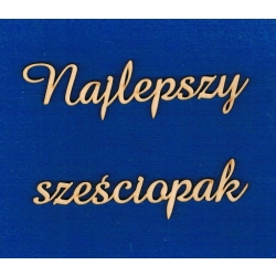 Najlepszy sześciopak    h-2,5cm   cz;amaze